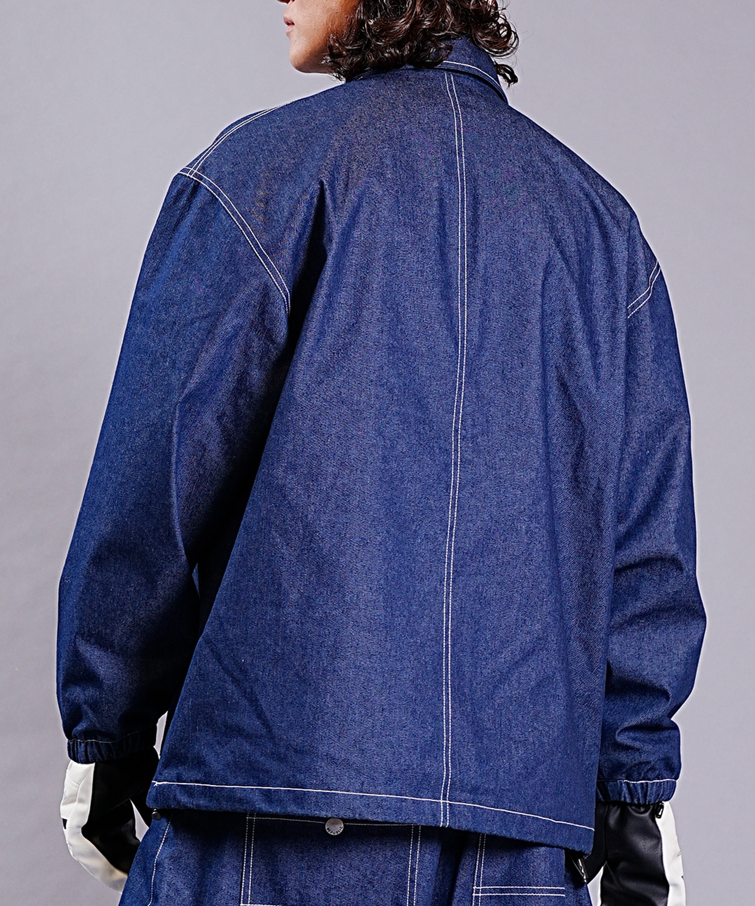 REPUBLIC リパブリック スノーボード ウェア ジャケット ユニセックス HUNTAING DENIM COAT JACKET 23-24モデル KK H5(Indigo-S)