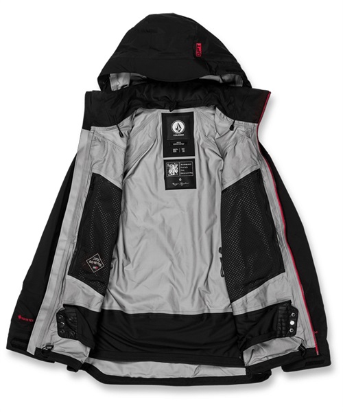 VOLCOM ボルコム スノーボード ウェア ジャケット ユニセックス GUCH STRCH GORE-TEX G0652401 23-24モデル KK H26(BLK-S)