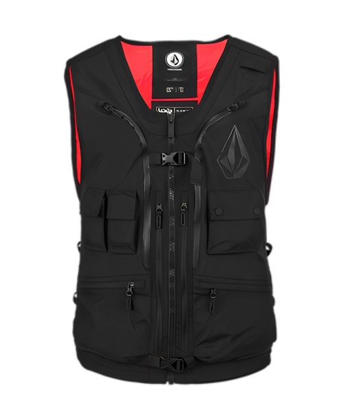 VOLCOM ボルコム スノーボード ウェア ジャケット ユニセックス IGUCHI SLACK VEST G0652414 23-24モデル KK H26(BLK-S)