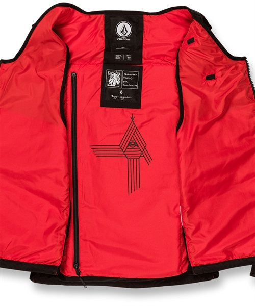 VOLCOM ボルコム スノーボード ウェア ジャケット ユニセックス IGUCHI SLACK VEST G0652414 23-24モデル KK H26(BLK-S)