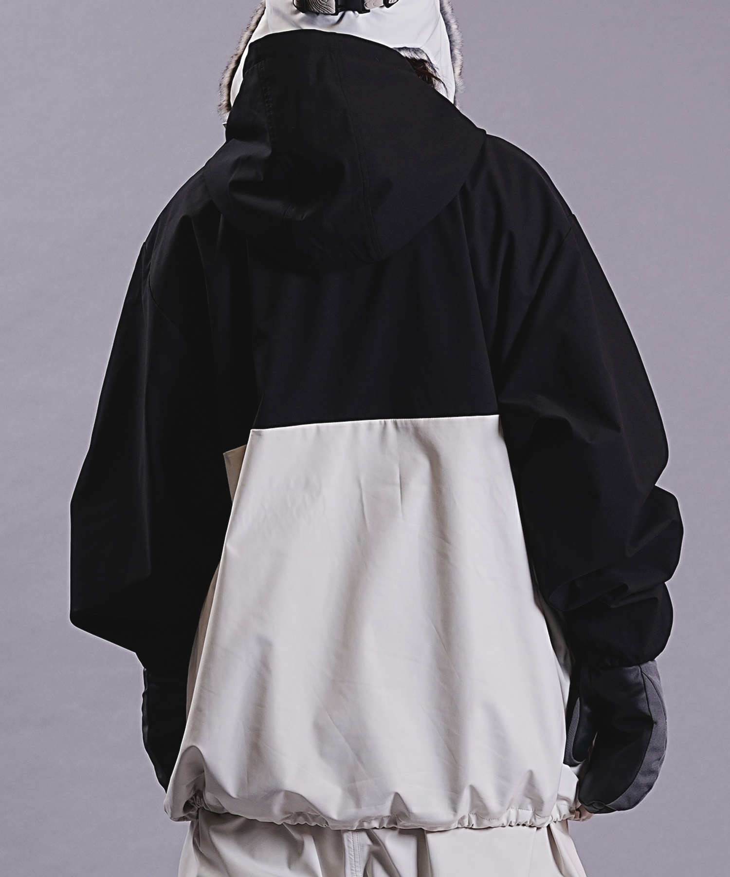 スノーボード ウェア ジャケット ユニセックス DC ディーシー 23 DC SNOW ANORAK 23 DC SNOW ANORAK 23-24モデル ムラサキスポーツ KX J13(WHT-S)