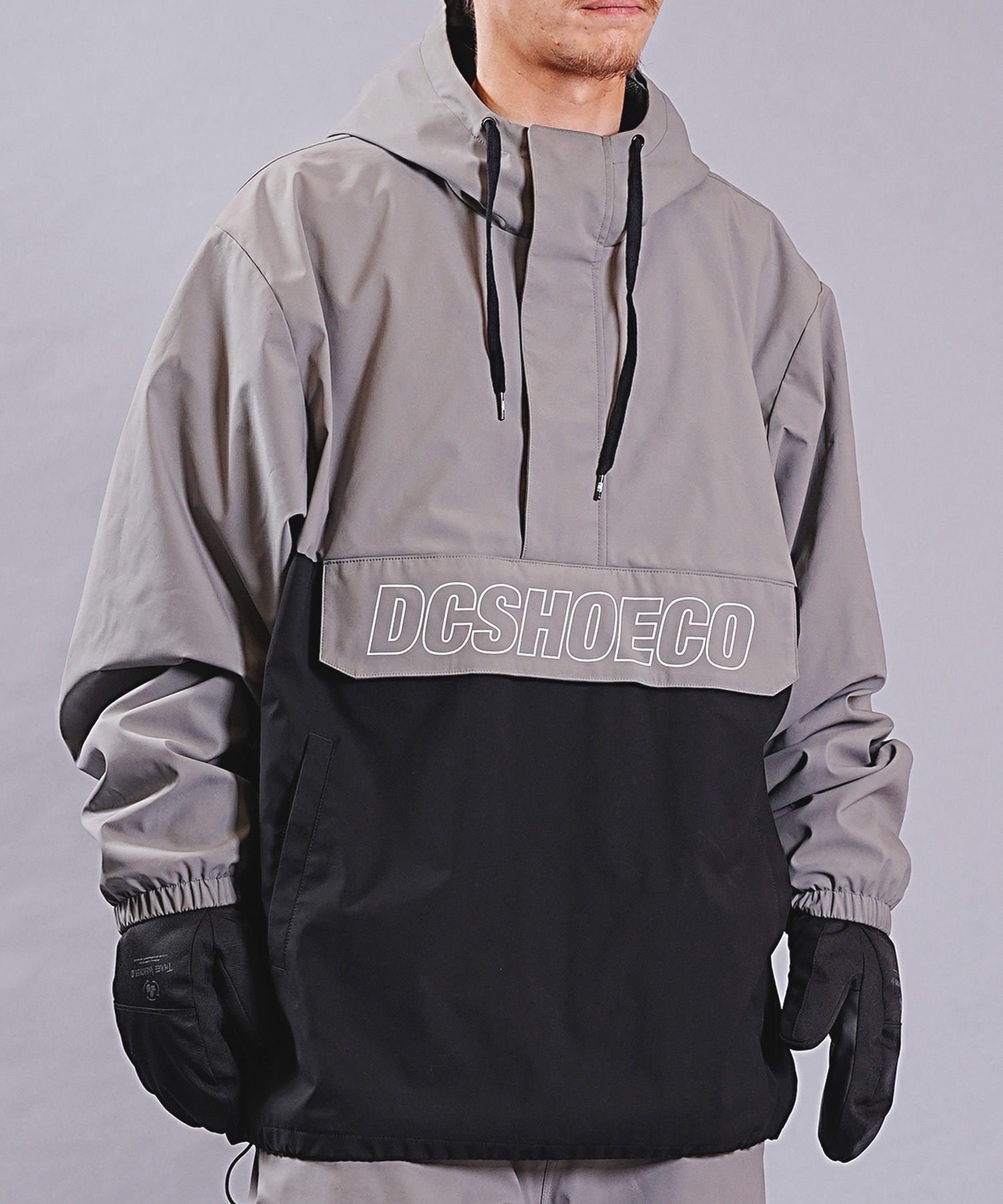 スノーボード ウェア ジャケット ユニセックス DC ディーシー 23 DC SNOW ANORAK 23 DC SNOW ANORAK 23-24モデル ムラサキスポーツ KX J13(WHT-S)