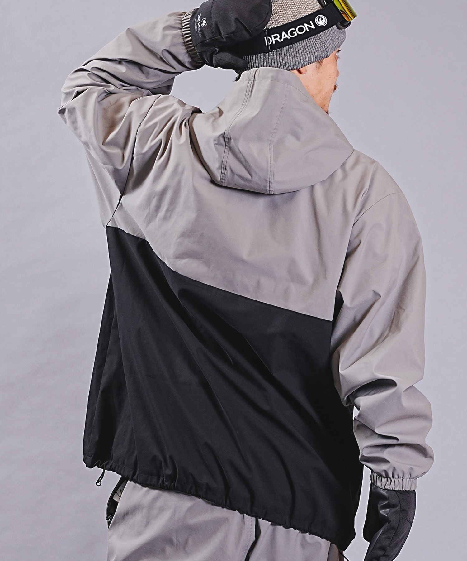 スノーボード ウェア ジャケット ユニセックス DC ディーシー 23 DC SNOW ANORAK 23 DC SNOW ANORAK 23-24モデル ムラサキスポーツ KX J13(WHT-S)