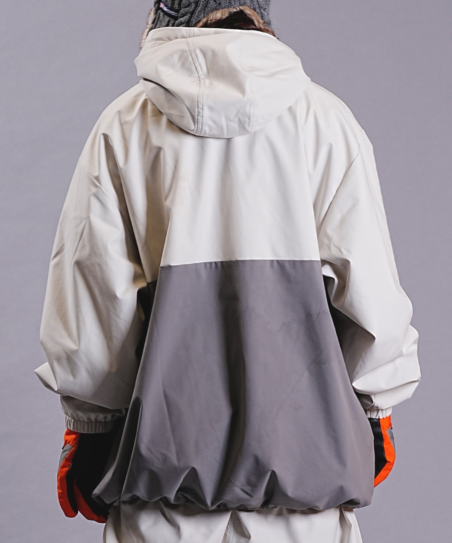 スノーボード ウェア ジャケット ユニセックス DC ディーシー 23 DC SNOW ANORAK 23 DC SNOW ANORAK 23-24モデル ムラサキスポーツ KX J13(WHT-S)