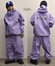 セットアイテム対象  AAHARDWEAR ダブルエー ハードウェア スノーボード ウェアジャケット ユニセックス JK FLEEK HOOD ムラサキスポーツ 24-25モデル LL E2(BLACK-M)
