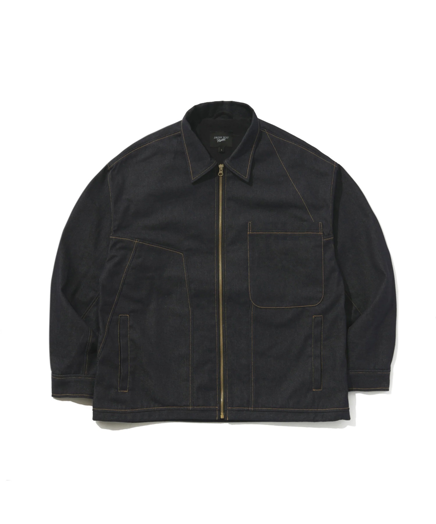 BSRABBIT ビーエスラビット DSXBS WAX REAL DENIM COLLAR JACKET