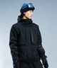 セットアイテム対象  HURLEY ハーレー スノーボード ウェア ジャケット ユニセックス RIPSTOP SNOW JK ムラサキスポーツ 24-25モデル LL F19(BKBG-S)