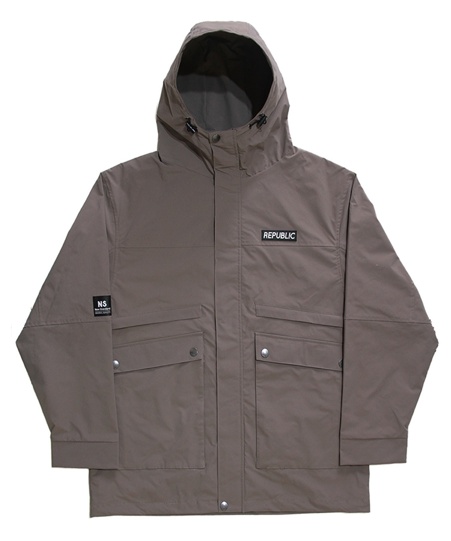 【早期購入/店頭受取対象外】REPUBLIC リパブリック スノーボード ウェア ジャケット ユニセックス JK LUV SIC PARKA ムラサキスポーツ 24-25モデル LL E9(BLK-S)