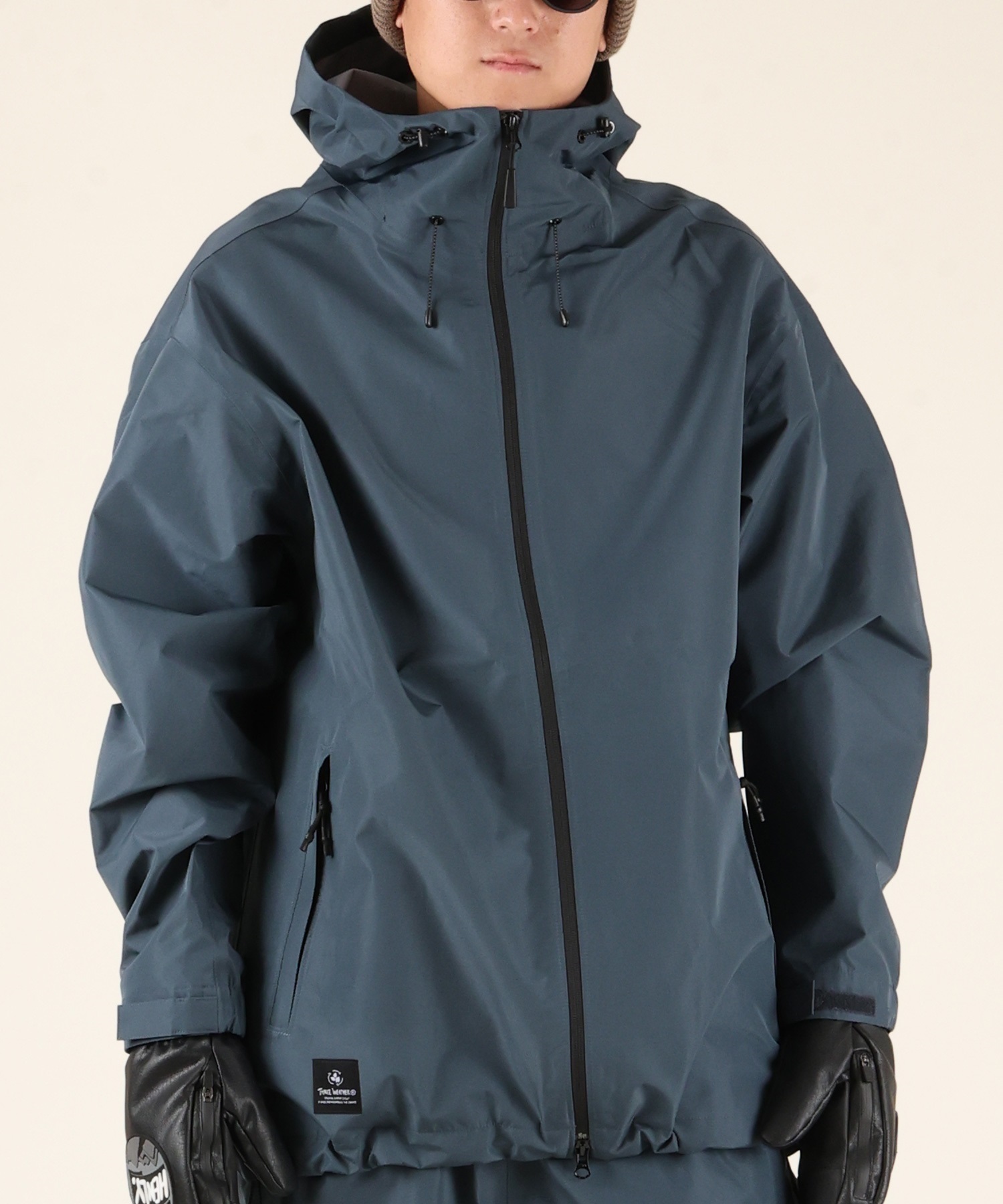 【2526】THREEWEATHER スリーウェザー スノーボード ウェア ジャケット ユニセックス JK-TW2401 3L WIDE ムラサキスポーツ 25-26モデル MM J12(RGREEN-S)