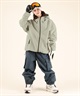 【2526】THREEWEATHER スリーウェザー スノーボード ウェア ジャケット ユニセックス JK-TW2401 3L WIDE ムラサキスポーツ 25-26モデル MM J12(RGREEN-S)
