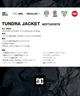 セットアイテム対象  DC ディーシー スノーボード ウェア ジャケット ユニセックス JK TUNDRA ADYTJ03076 ムラサキスポーツ 24-25モデル LX B1(VET-S)