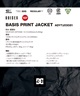 セットアイテム対象  DC ディーシー スノーボード ウェア ジャケット ユニセックス JK BASIS PRINT ADYTJ03081 ムラサキスポーツ 24-25モデル LX B1(XWBG-S)