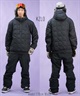 セットアイテム対象  DC ディーシー スノーボード ウェア ジャケット ユニセックス JK NEXUS REVERSIBLE ANORAK ADYTJ03082 24-25モデル LX B1(BPG0-XS)