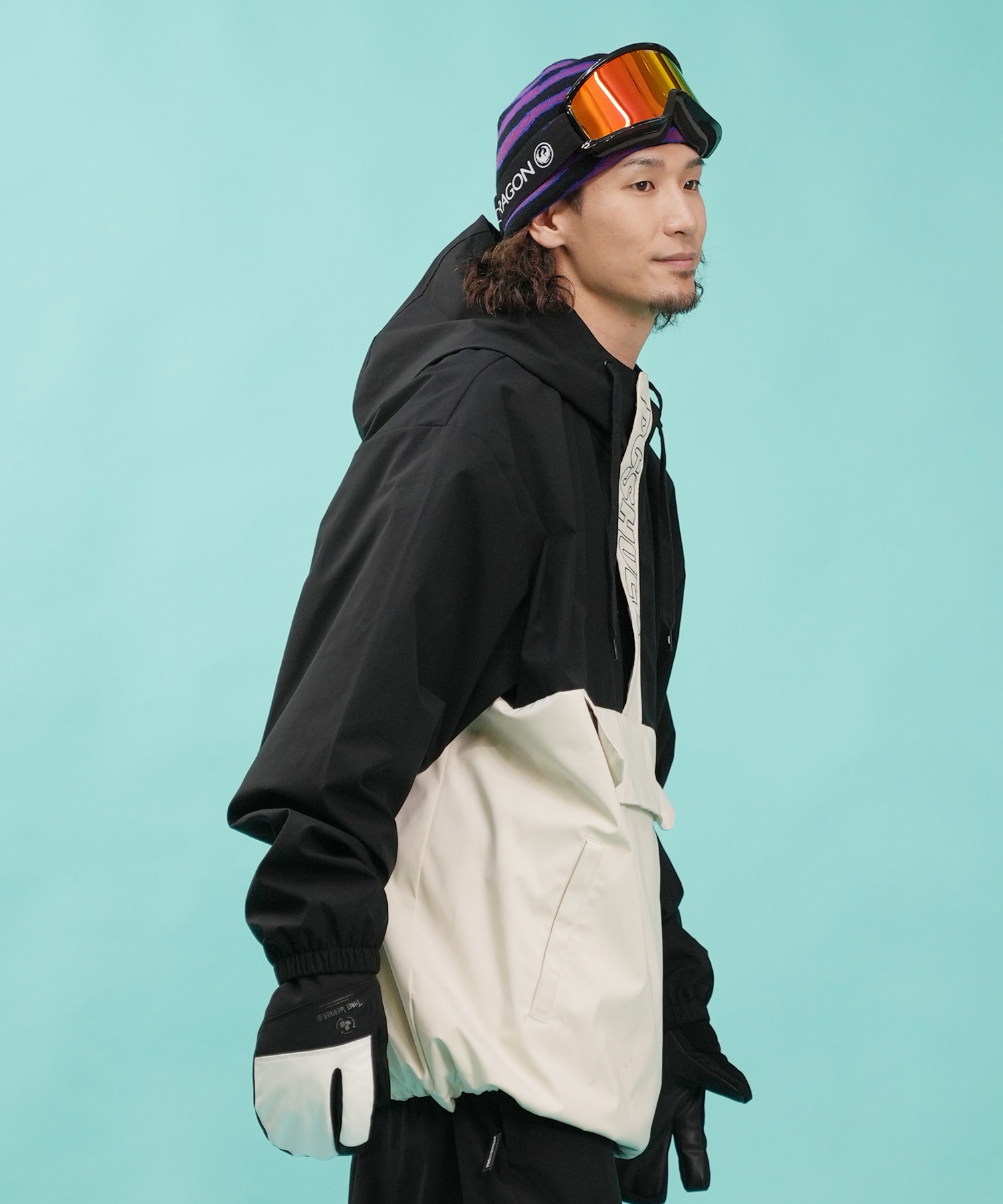 セットアイテム対象  DC ディーシー スノーボード ウェア ジャケット ユニセックス アノラック 24 DC SNOW ANORAK ムラサキスポーツ 24-25モデル LX F28(WHT-S)