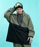 セットアイテム対象  DC ディーシー スノーボード ウェア ジャケット ユニセックス アノラック 24 DC SNOW ANORAK ムラサキスポーツ 24-25モデル LX F28(WHT-S)