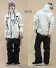 セットアイテム対象  JACK FROST ジャックフロスト スノーボード ウェア ジャケット ユニセックス 2L EXPLORER JK ムラサキスポーツ 24-25モデル LX D25(BLACK-S)