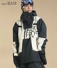 セットアイテム対象  JACK FROST ジャックフロスト スノーボード ウェア ジャケット ユニセックス 2L EXPLORER JK ムラサキスポーツ 24-25モデル LX D25(BLACK-S)