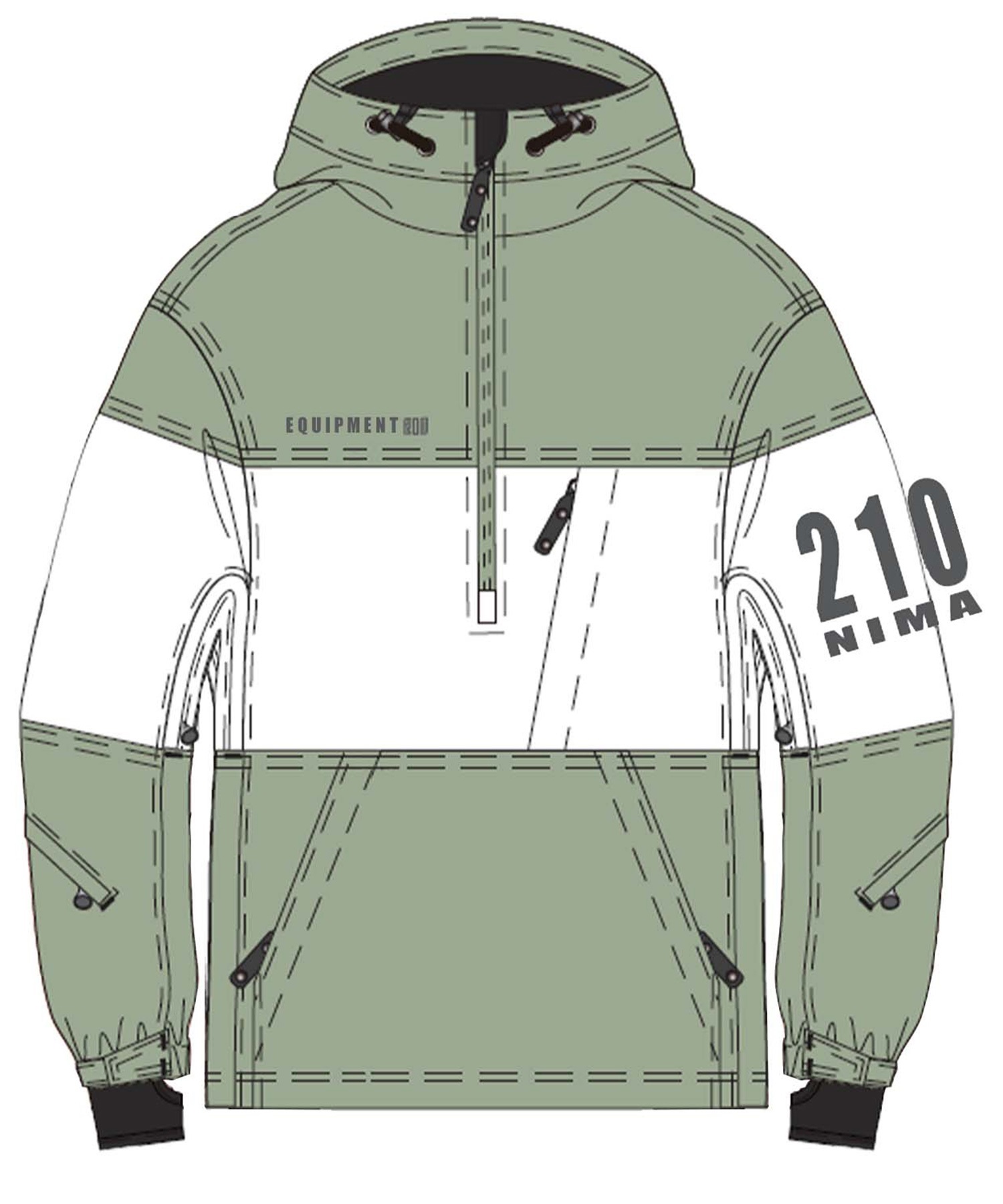 ほぼ新品】nima スノボウェア 上下セットアップ Mサイズ