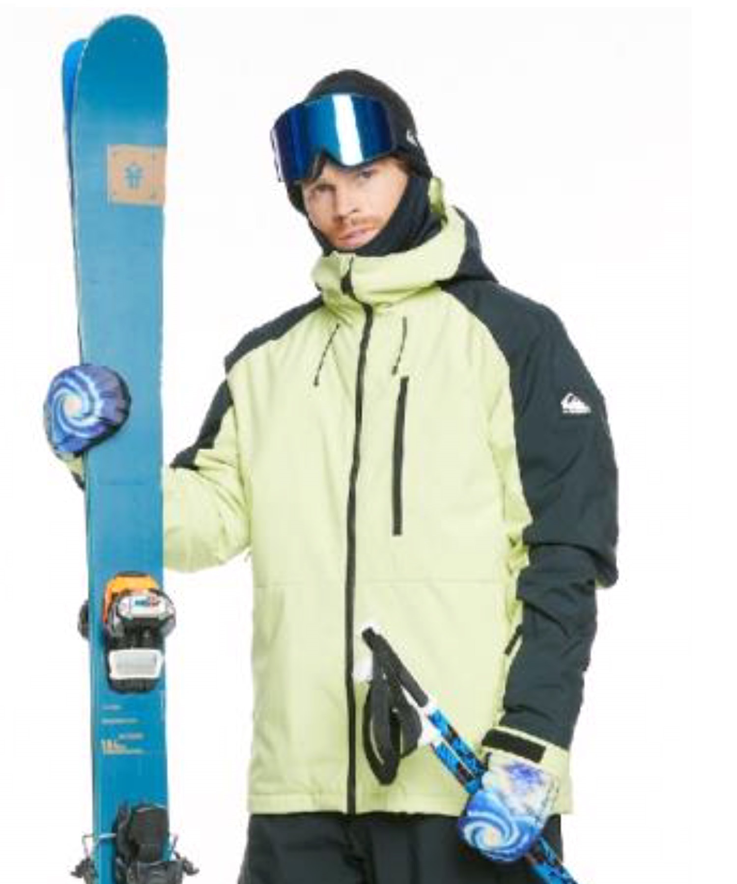 セットアイテム対象  QUIKSILVER クイックシルバー ユニセックス スノーボード ウェア ジャケット MISSION BLOCK JK ムラサキスポーツ 24-25モデル LX D12(KRP0-S)