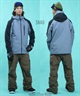 セットアイテム対象  QUIKSILVER クイックシルバー ユニセックス スノーボード ウェア ジャケット MISSION BLOCK JK ムラサキスポーツ 24-25モデル LX D12(KRP0-S)