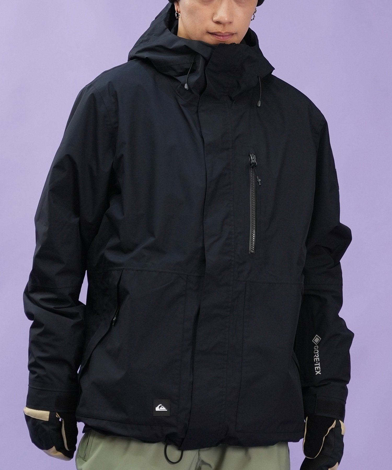 セットアイテム対象  QUIKSILVER クイックシルバー スノーボード ウェア ジャケット ユニセックス MISSION SOLID JK ムラサキスポーツ 24-25モデル LX H1(KVJ0-S)