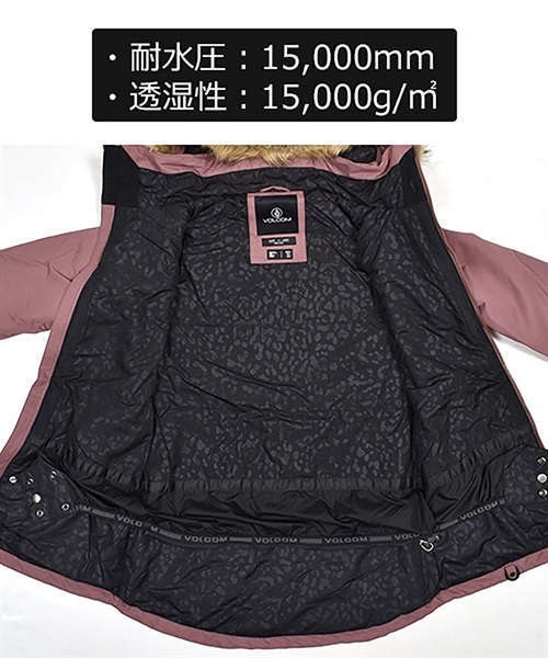 スノーボード ウェア ジャケット VOLCOM ボルコム H0452011 Fawn Ins Jacket 21-22モデル レディース HH K7(BNE-S)