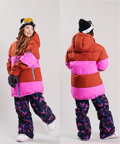 ROXY ロキシー スノーボード ウェア ジャケット レディース ERJTJ03442 ROXY X ROWLEY BLOCK PUFFER JK 23-24モデル KX(RRJ0-S)