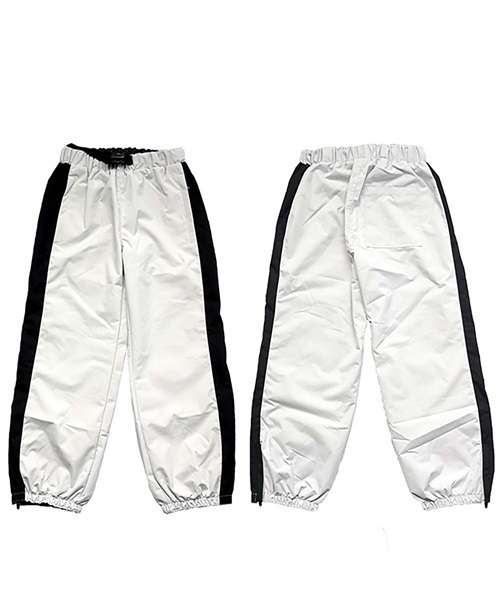 【店頭受取対象外】 スノーボード ウェア パンツ THREE WEATHER スリーウェザー TW-206GP 21-22モデル メンズ レディース ユニセックス II K18(BLACK-XS)