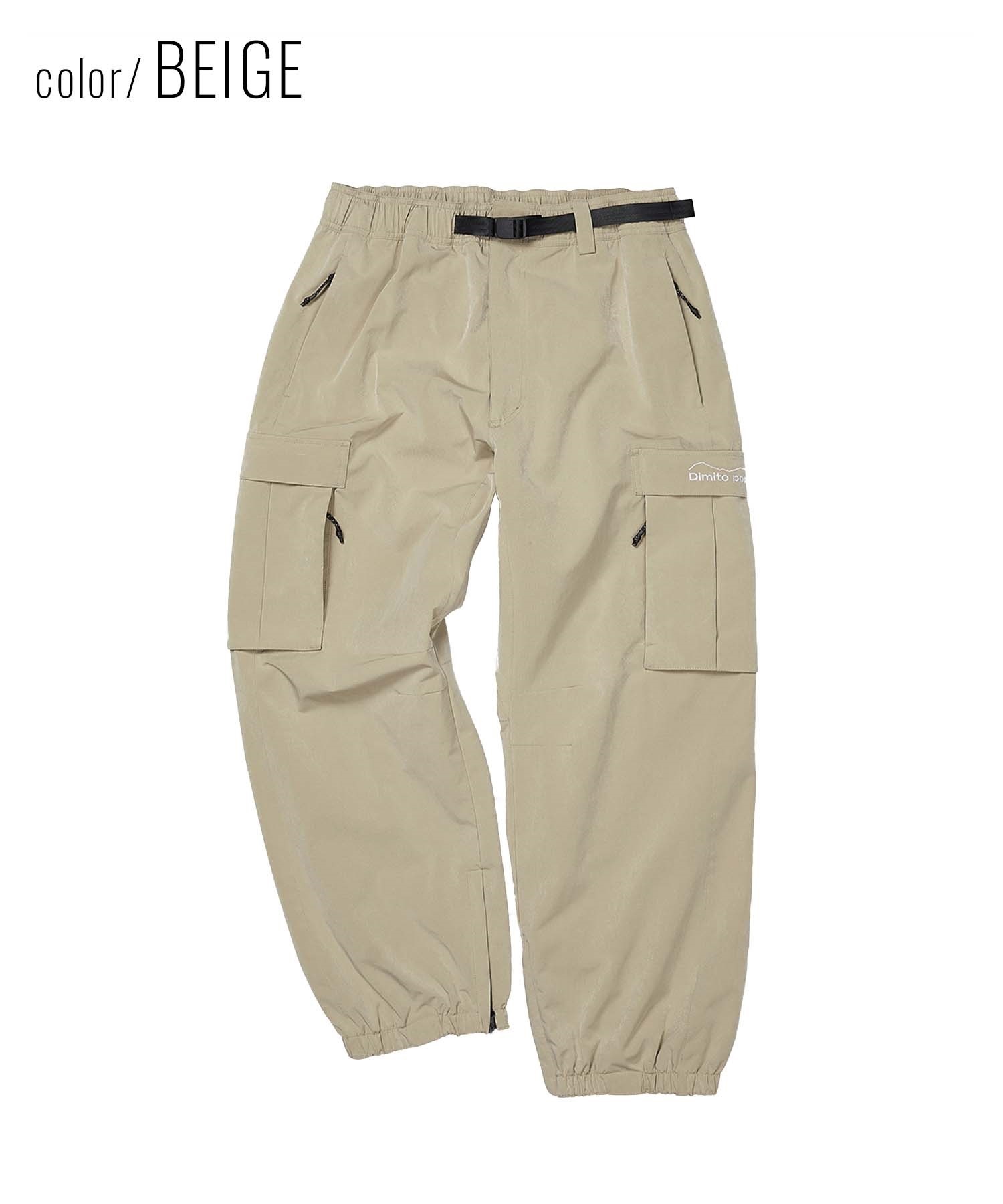 スノーボード ウェア パンツ DIMITO ディミト CARGO POCKET NTST15102 22-23モデル ムラサキスポーツ JJ A17(BEIGE-L)