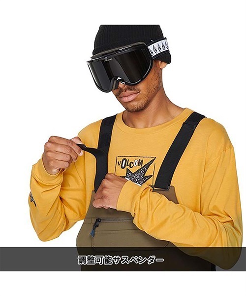 スノーボード ウェア パンツ VOLCOM ボルコム ROAN-BIB-OVERALL