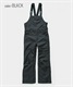 スノーボード ウェア パンツ ユニセックス THREE WEATHER スリーウェザー TW-007BIB 22-23モデル ムラサキスポーツ JJ L9(BLACK-XS)