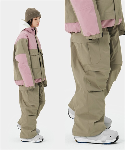 DIMITO ディミト スノーボード ウェア パンツ ユニセックス NHST21 VARIANT CARGO PANTS 23-24モデル ムラサキスポーツ KK H12(CHARCOAL-S)