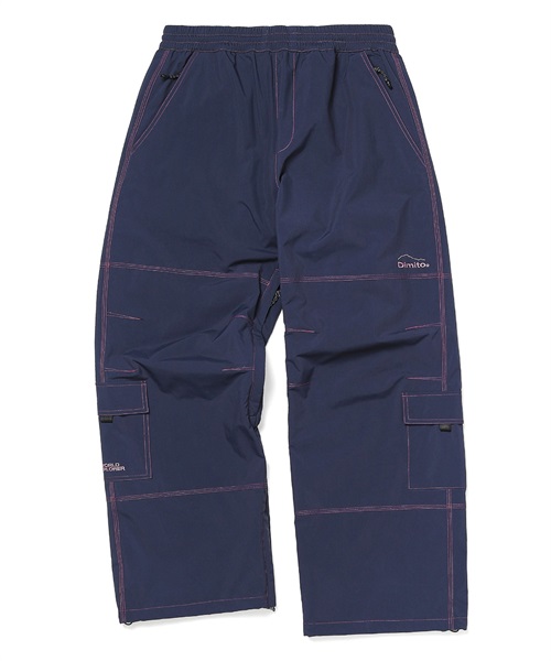 DIMITO ディミト スノーボード ウェア パンツ ユニセックス NHST23 WORKS WIDE PANTS 23-24モデル ムラサキスポーツ KK H12(INDIGO-S)