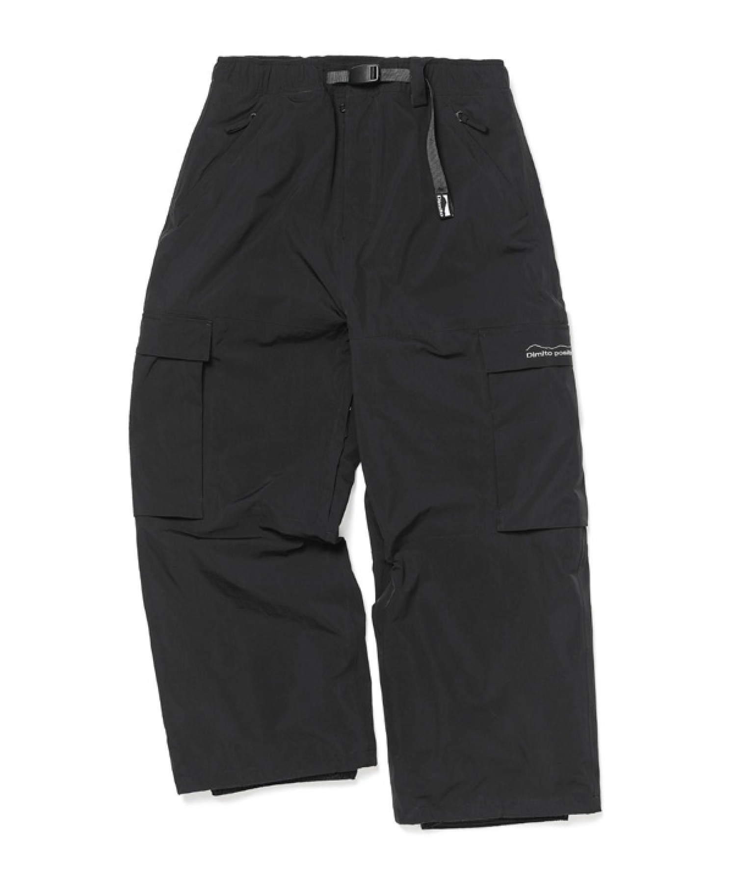 スノーボード ウェア パンツ ユニセックス DIMITO ディミト PT WIDE CARGO 23-24モデル ムラサキスポーツ KK J27(BLACK-XS)