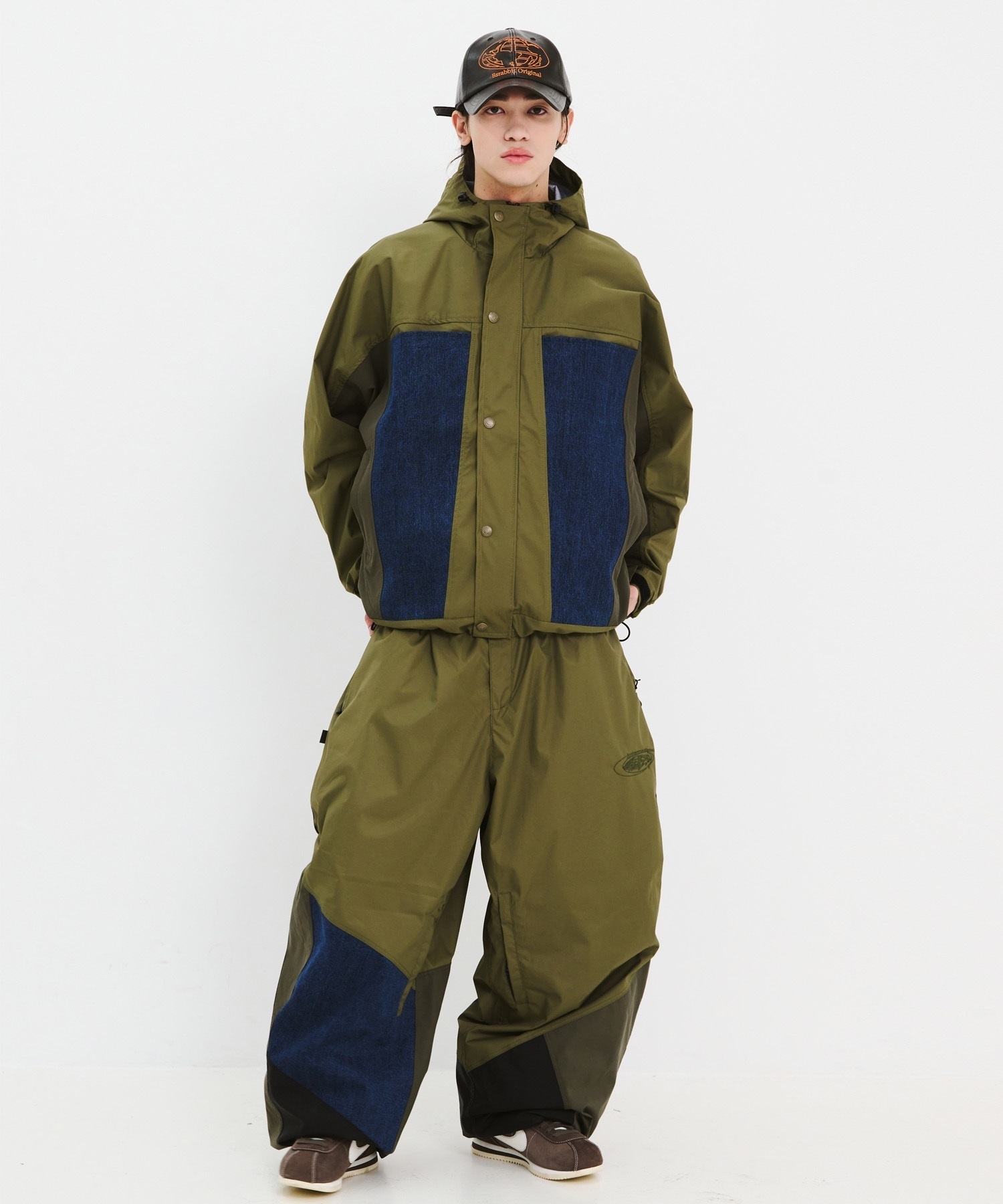 BSRABBIT ビーエスラビット UNUSUAL SUPER WIDE VENTILATION PANTS