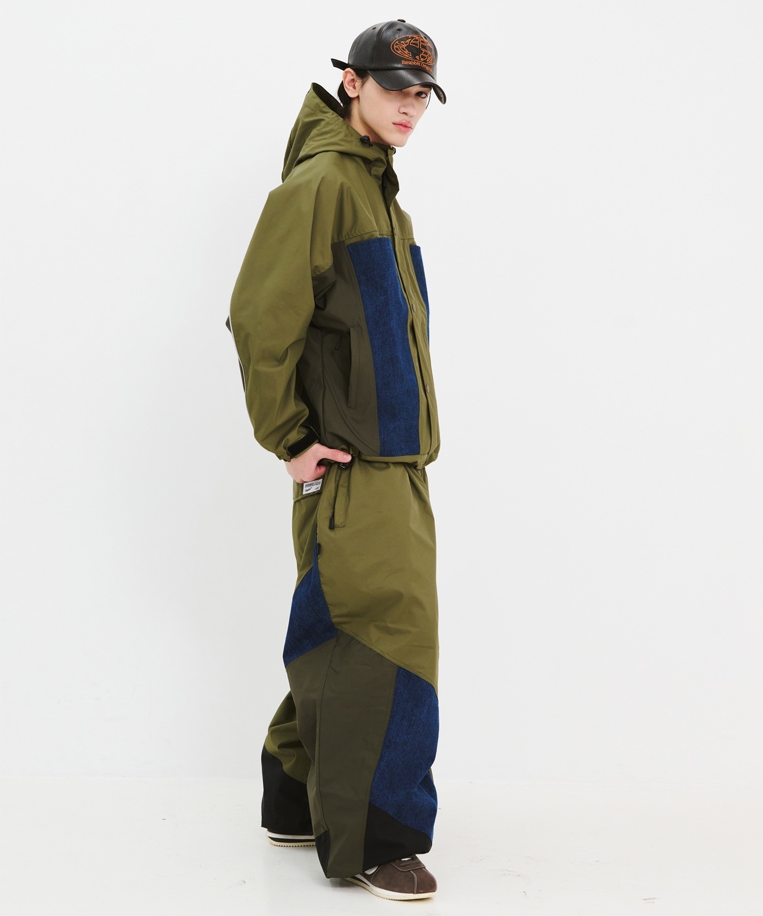 BSRABBIT ビーエスラビット UNUSUAL SUPER WIDE VENTILATION PANTS