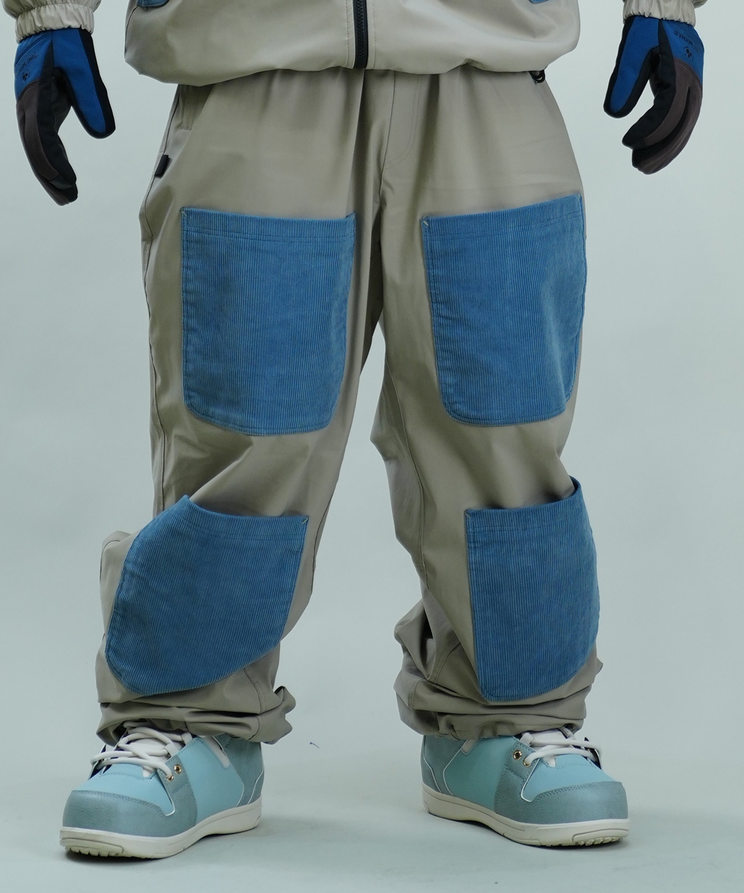 BSRABBIT ビーエスラビット OPEN 4 POCKET WIDE TRACK PANTS