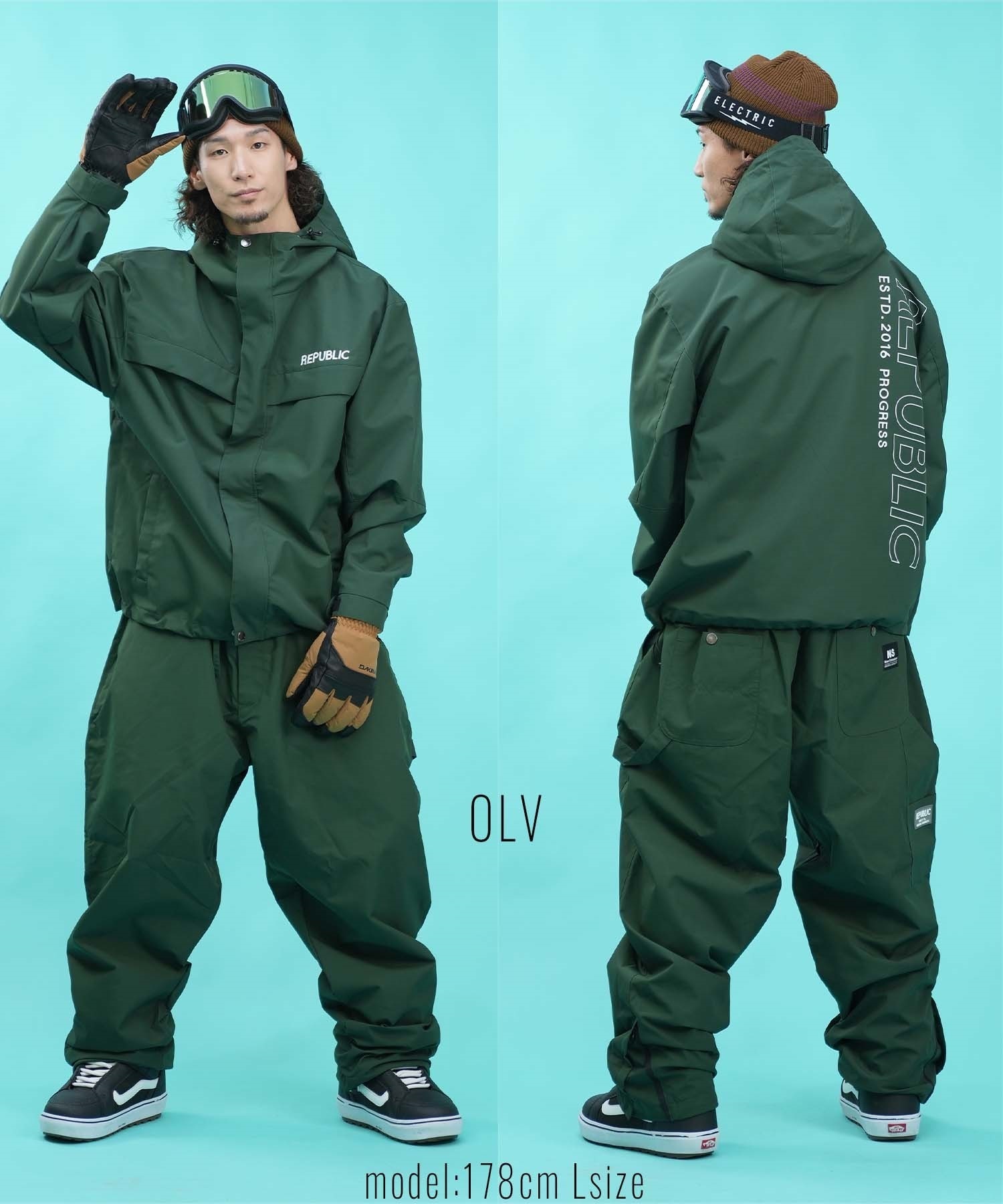REPUBLIC リパブリック スノーボード ウェア パンツ ユニ