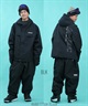 REPUBLIC リパブリック スノーボード ウェア パンツ ユニセックス PT WIDE PAINTER ムラサキスポーツ 24-25モデル LL E9(BLK-S)