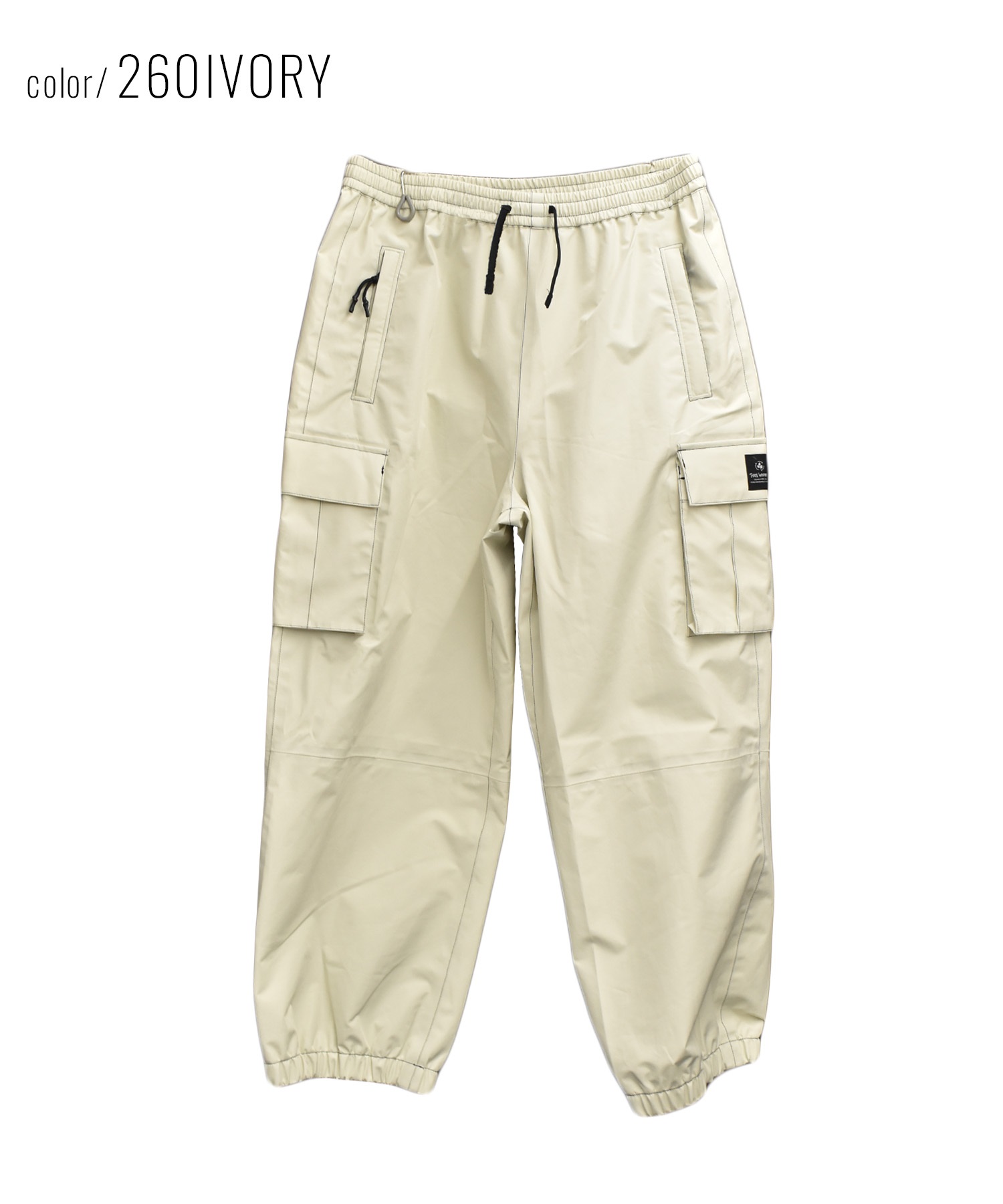 セットアイテム対象  THREE WEATHER スリーウェザー スノーボード ウェア パンツ ユニセックス 3L WIDE CARGO ムラサキスポーツ 24-25モデル LL I13(372RGREEN-S)