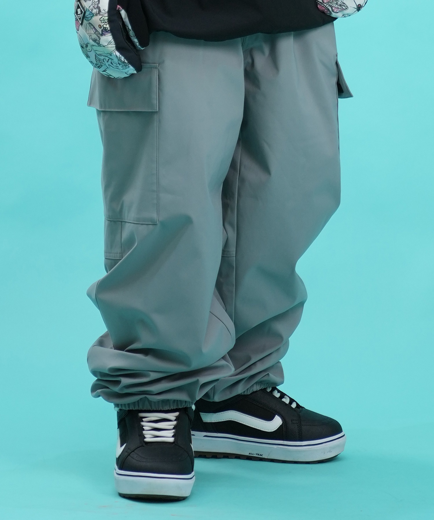 セットアイテム対象  DC ディーシー スノーボード ウェア パンツ ユニセックス 24 DC SNOW WIDE CARGO ムラサキスポーツ 24-25モデル LX F28(WHT-S)