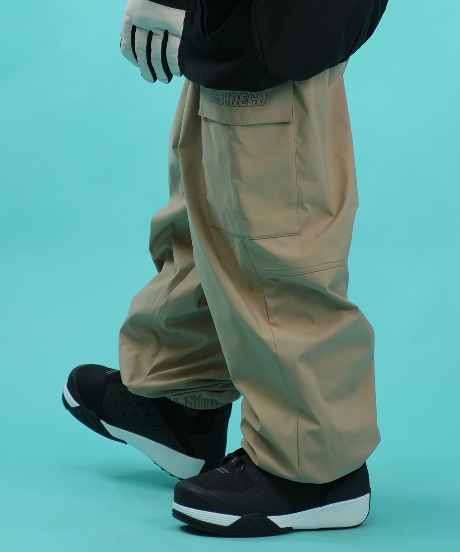 セットアイテム対象  DC ディーシー スノーボード ウェア パンツ ユニセックス 24 DC SNOW WIDE CARGO ムラサキスポーツ 24-25モデル LX F28(WHT-S)