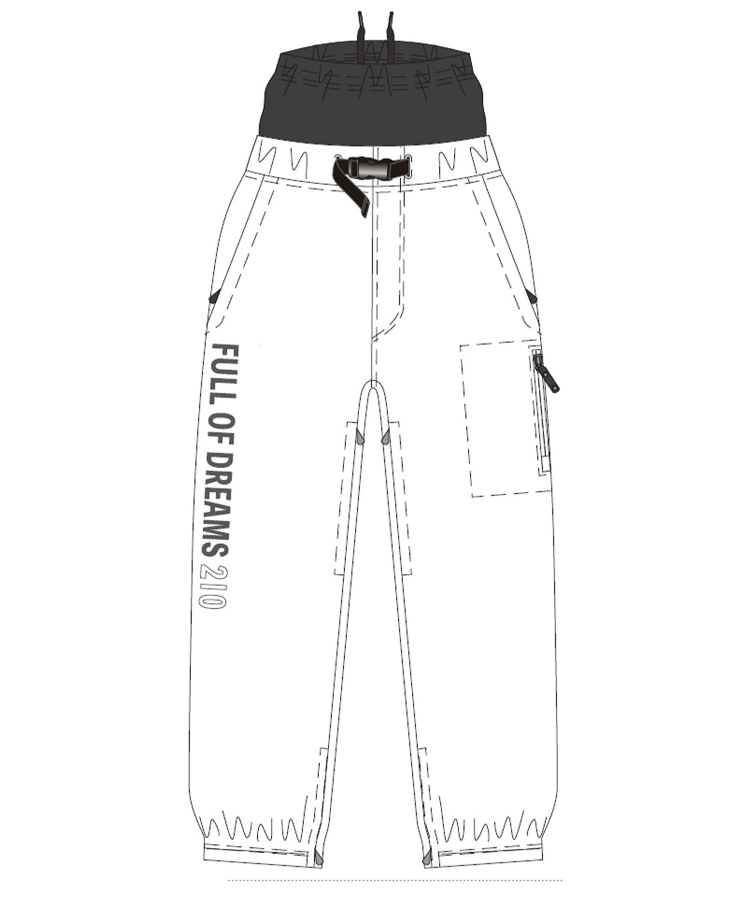セットアイテム対象  NIMA ニーマ スノーボード ウェア パンツ ユニセックス NB-1113A ムラサキスポーツ 24-25モデル LX D25(21WHT-S)