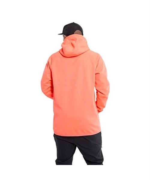 スノーボード インナーウェア BURTON バートン Crown Weatherproof Pullover Fleece 22-23モデル JJ F30(Tetra-Orange-XS)