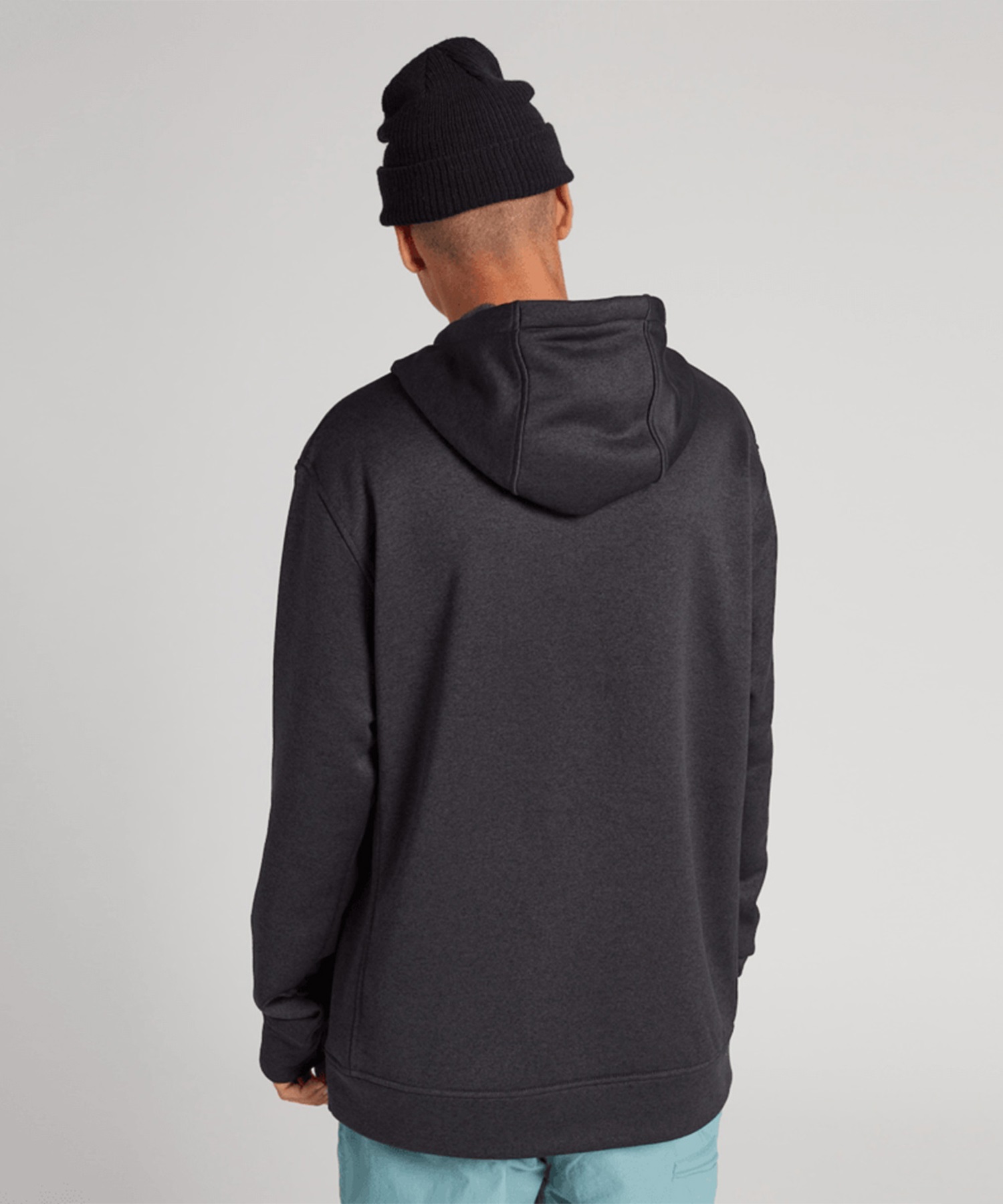 スノーボード ウェア インナー パーカー ユニセックス BURTON バートン Oak Pullover Hoodie 23-24モデル KK C19(TrueBlackHeather-S)