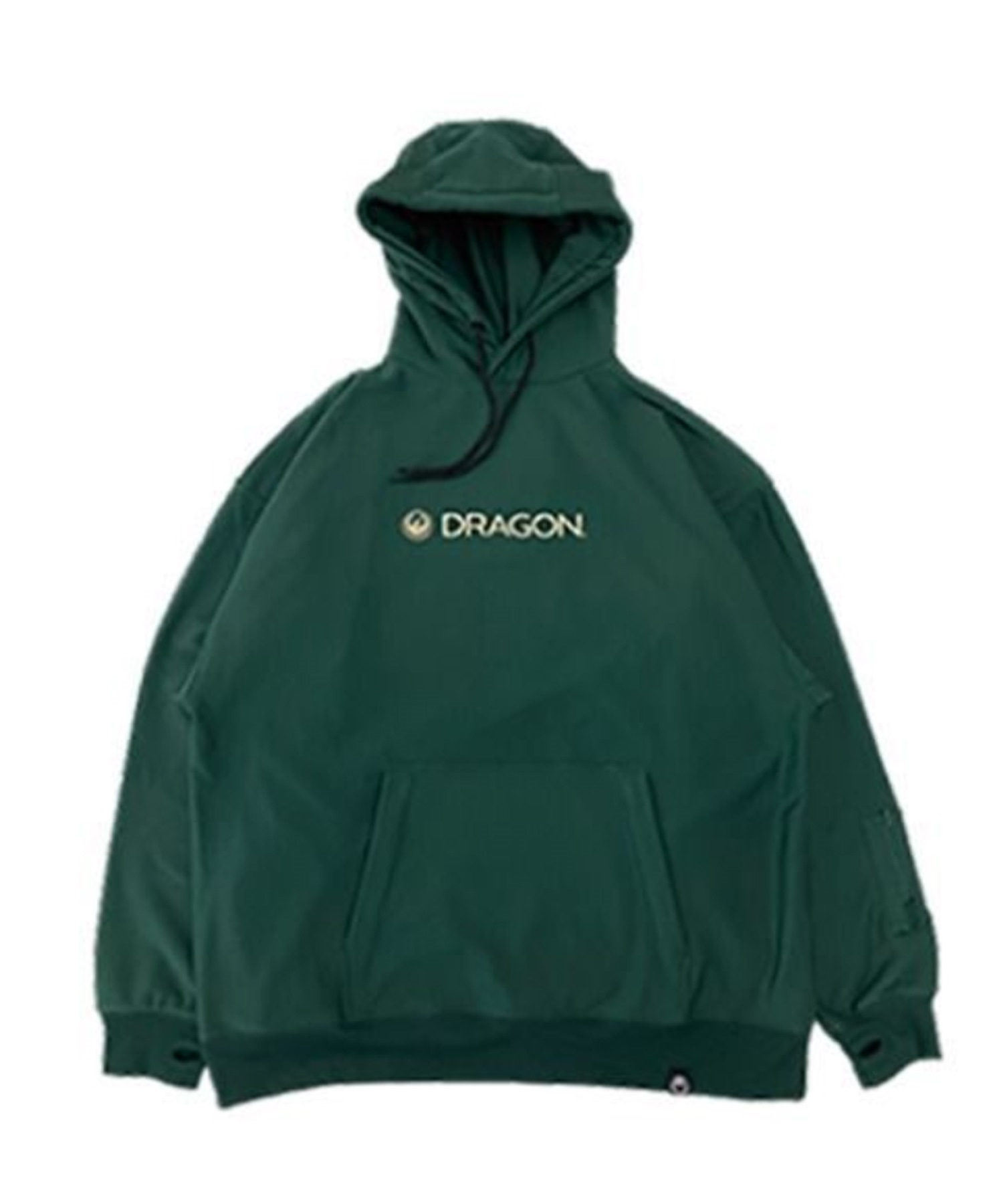 スノーボード ウェア インナーウェア ユニセックス DRAGON ドラゴン BONDING HOODIE ムラサキスポーツ 23-24モデル KK K9(BLACK-M)