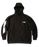 スノーボード ウェア インナー ユニセックス DEATHLABEL デスレーベル BONDED HOODIE SMALLLOGO 23-24モデル KK I21(BLACK-M)