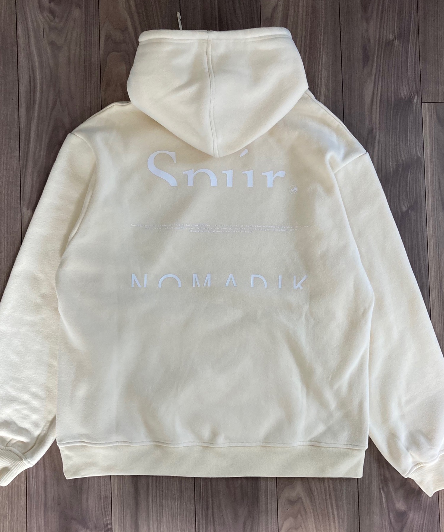 NOMADIK ノマディック スノーボード ウェア インナー パーカー ユニセックス SPUR HOODIE 72323505 23-24モデル KK H31(CREAM-M)