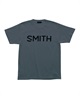 スノーボード ウェア インナーウェア インナー ユニセックス SMITH スミス ESSENTIAL TEE 半袖 Tシャツ 23-24モデル ムラサキスポーツ KK K15(DARKGRAY-S)