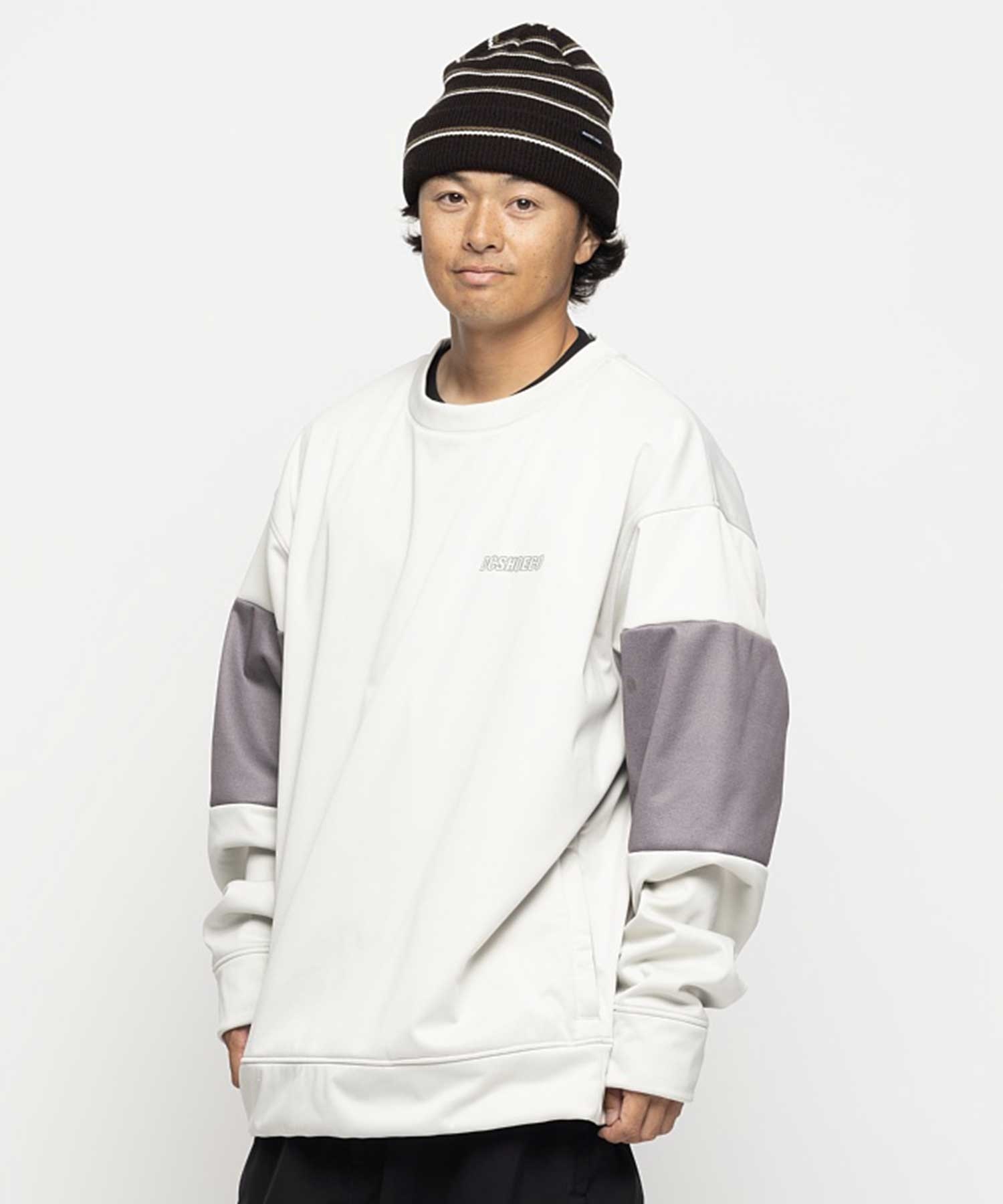 スノーボード ウェア インナーウェア インナー ユニセックス DC ディーシー IIN DPO233905 CREW NECK 23-24モデル ムラサキスポーツ KX K15(WHT-S)